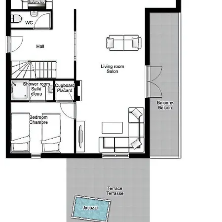 Large Chalet, Sleeps 12, 200m2, 5 Bedroom, 4 Bathroom, Garden, Jacuzzi, Sauna Chalet *