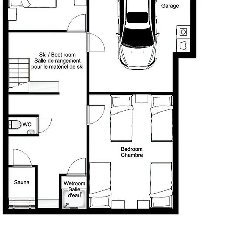 Large Chalet, Sleeps 12, 200m2, 5 Bedroom, 4 Bathroom, Garden, Jacuzzi, Sauna Шамоні